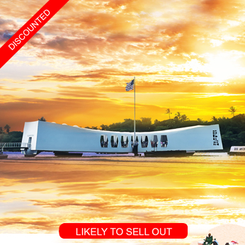 Pearl Harbor, USS Arizona Memorial monument, and a short Honolulu city tour