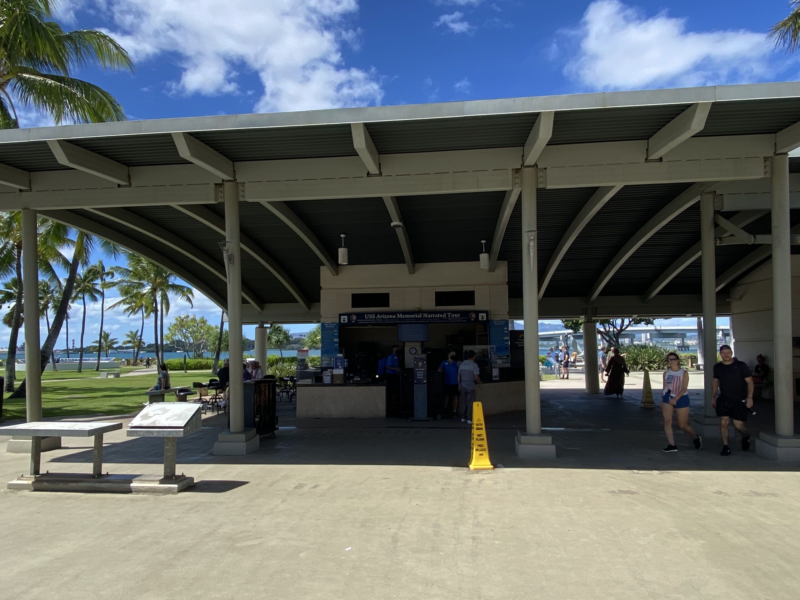 Arizona Memorial Audio Tour Desk
