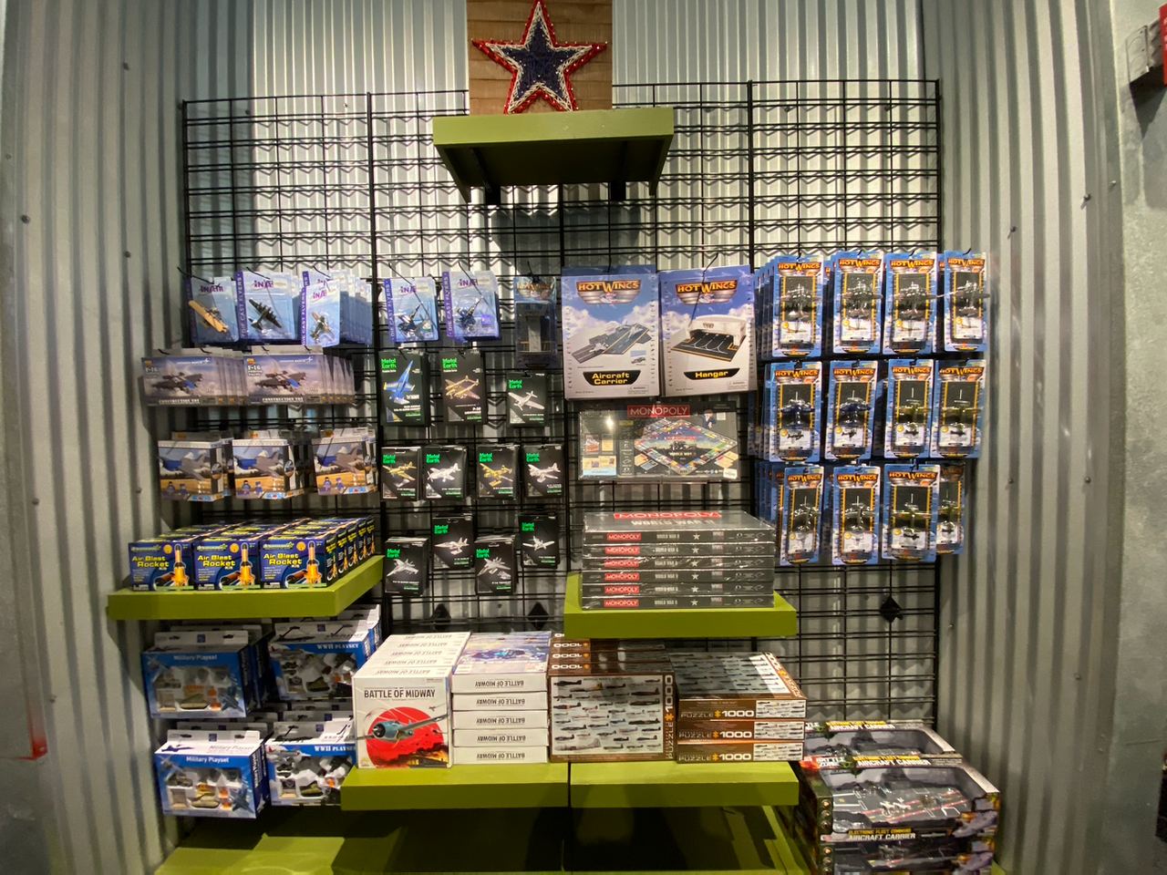 Toys for younger visitors to Pearl Harbor